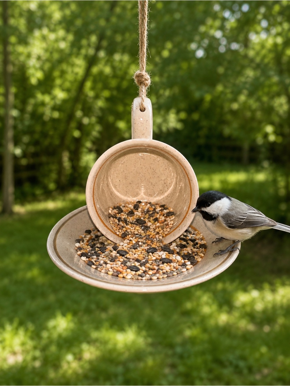 HOMEMADE - Teacup Bird Feeder